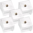 thumbnail image 2 of 5pcs Miniature Storage Cases Transparent Boxes Mini Doll House Accessories, 2 of 2