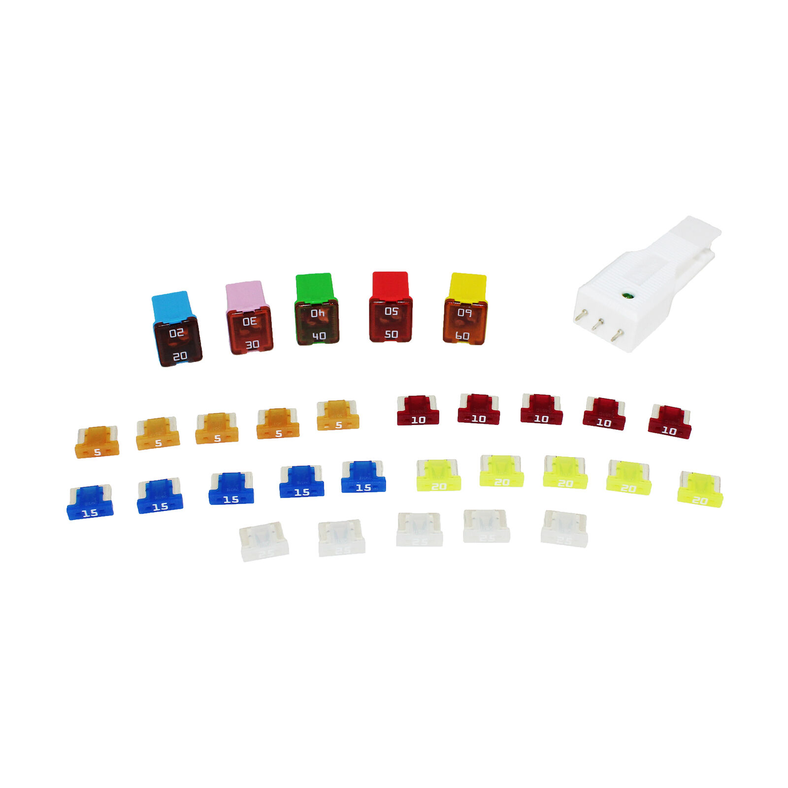 Littelfuse 00940554Z Assorted Value pack Fuse Kit Low Profile MINI