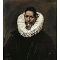 thumbnail image 2 of Greco, El 26x28 Gold Ornate Wood Framed with Double Matting Museum Art Print Titled - Jeronimo De Cevallos, 2 of 4