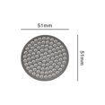 thumbnail image 3 of 2X Filtre Réutilisable pour Machine à Café Écran de Machine à Café Filtres en Maille pour Cafetière 51mm, 3 of 6