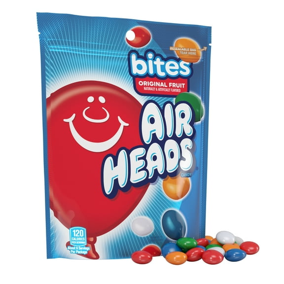 Airheads Bites Fruit Flavored Chewy Candy, 9 oz Bag