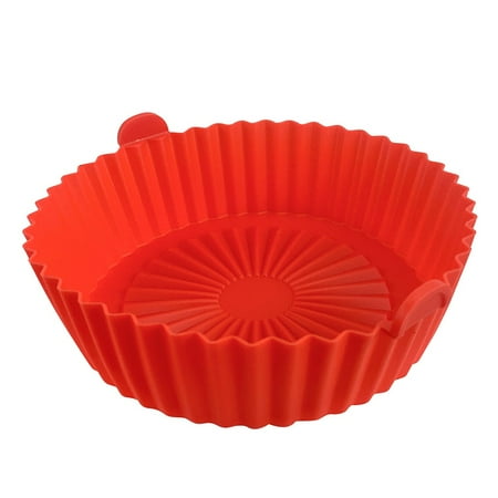 

Air Fryer Silicone Pot Air Fryer Basket Liners Non-Stick Safe Oven Baking Tray