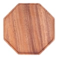 thumbnail image 2 of Serving Tray, Wooden Saving Space Table Tray  For Fruit Tray For Dining Tray For Breakfast Tray For Beverage Tray 20x20x2cm, 2 of 8