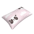 thumbnail image 3 of Fotbe Cute Panda Pillow Cases - Envelope Closure - Luxury, Extra Soft, Cooling Pillow Covers - Wrinkle, Fade, Stain Resistant-14"x20", 3 of 9