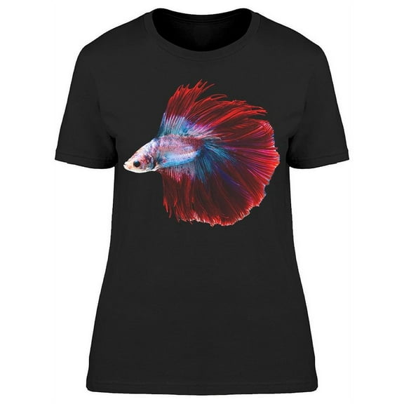Halfmoon Tail Siam Betta Multi T-Shirt Women -Image by Shutterstock, Female Small