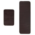 thumbnail image 1 of AOACreations Memory Foam Bath Rug, Bathroom Mat Set of 2 Pcs, Runner and Small, Dark Brown, 1 of 8