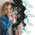 thumbnail image 3 of Blackout Kids Curtains,Pioneer Flower Childrens Insulated Curtains Set Of 2,Bedroom Essentials,Toddler Room Decor 42x54in(106x137cm), 3 of 4