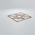 thumbnail image 4 of Ekena Millwork 15 3/8"W x 15 3/8"H x 1/4"T Medium Jamestown Decorative Fretwork Wood Wall Panels, Birch, 4 of 18