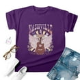 thumbnail image 4 of Summer Tops For Women T Shirts Loose Fit Casual Crew Neck Country Music Vintage Tennessee Rodeo Western Short Sleeve Women's T-Shirts Graphic Tees XL, 4 of 4