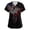 #01 Blue, variant on America 250 Years Scrub Shirt for Women American Flag Print Fourth Of July Patriotic Star V Neck T Shirts Short Sleeve Classic Fit Summer Nursing Uniforms with Pockets, #01 White, M