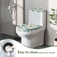 thumbnail image 4 of HELLHERO Cactus Design Stylish Gifts Elastic Fabric Toilet Lid Covers, Adjustable, Stretch 17"x21" Soft, Machine Washable, 4 of 8