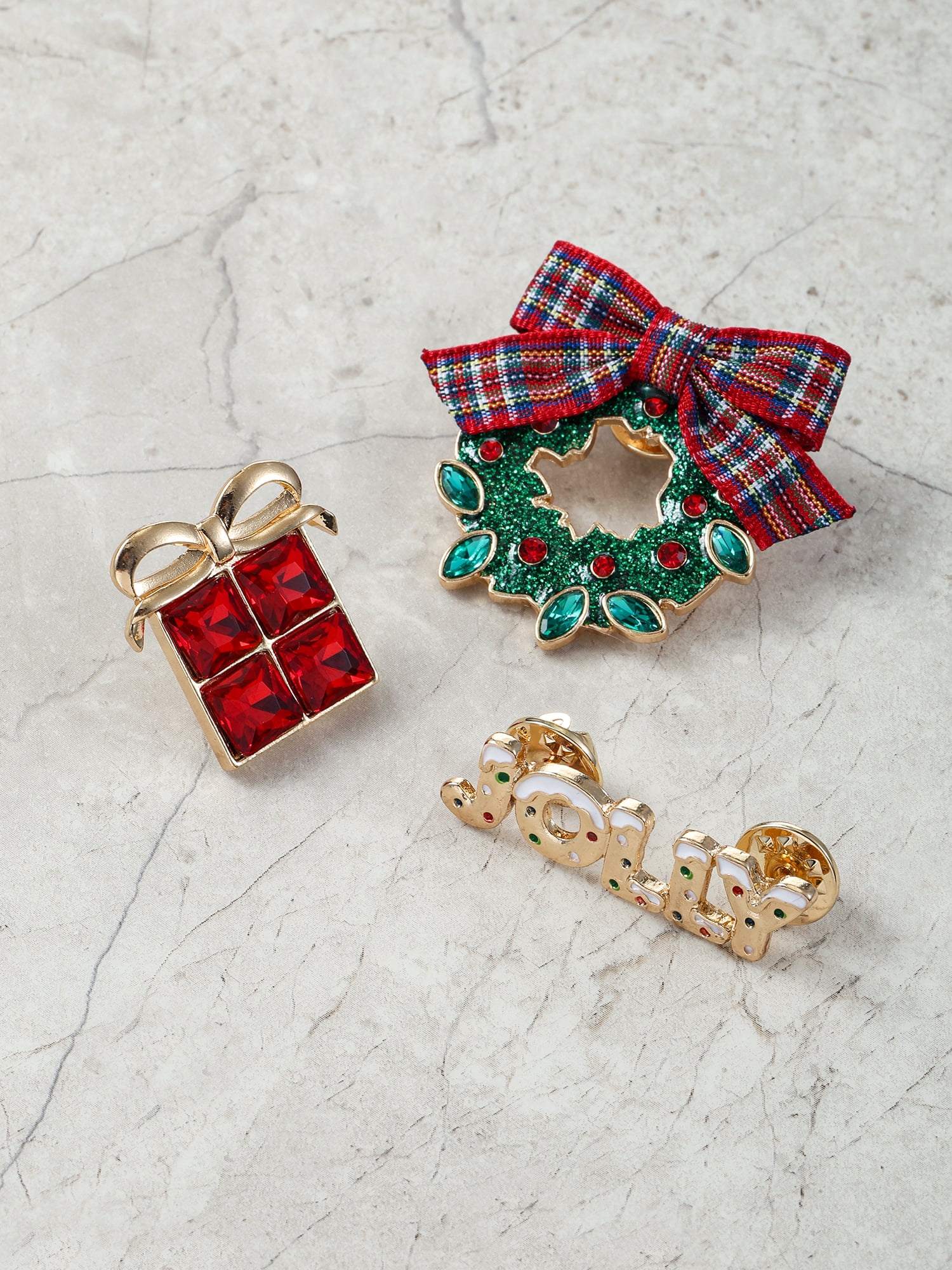 Holiday Time Pin Set, 3 Pieces