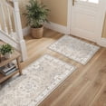 thumbnail image 5 of 2-Piece Kitchen Runner Rug Set, Beige 2x3+2x4, Washable Non-Slip Floor Mats, 5 of 8