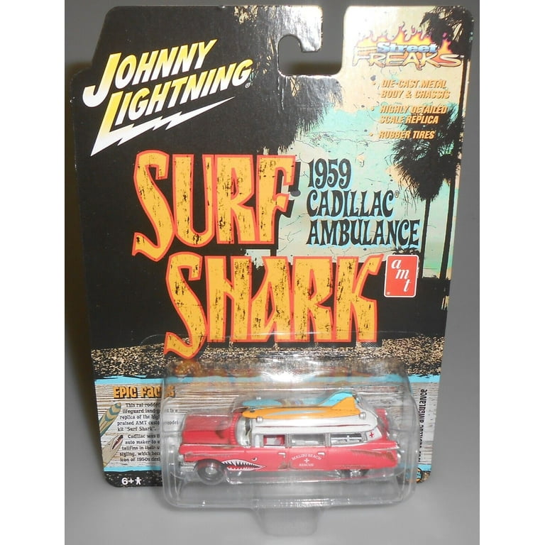 1959 Cadillac Ambulance Red with White Top 