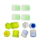thumbnail image 1 of 12x Carreras de válvula de aire de neumáticos para automóviles fluorescen Azul Verde Amarillo, 1 of 8