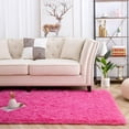 thumbnail image 3 of Lochas Luxury Fluffy Rugs Ultra Soft Shag Rug for Bedroom Living Room Kids Room, Children,6'x9',Hot Pink, 3 of 6