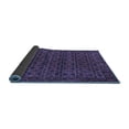 thumbnail image 2 of Ahgly Company Indoor Round Abstract Blue Modern Area Rugs, 6' Round, 2 of 4