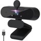 thumbnail image 1 of HD webcam 1080p, webcam PC, laptop webcam with microphone, supports widescreen video calling and conference recording, 1 of 4