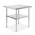 thumbnail image 1 of GRIDMANN Stainless Steel Work Table 30 x 24 Inches, NSF Commercial Kitchen Prep Table with Under Shelf for Restaurant and Home, 1 of 4