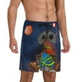 thumbnail image 2 of Wall-E Pajama Shorts for Men, Summer Graphic Lounge Pajama Bottoms Soft Sleep Pjs Pants with Drawstring & Pockets, 2 of 8