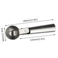 thumbnail image 2 of SUPERHOMUSE 7-Inch Stainless Steel Ice Cream Scoop Cookie Dough Scooper with Trigger Spoon for WaterMelon, Frozen Yogurt-Sorbet, Jelly and Baking Digging Spherical Shape, 2 of 5