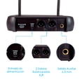 thumbnail image 4 of Micrófono Inalámbrico Steelpro Kit UHF-707 Profesional Color Negro, 4 of 4