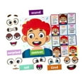 thumbnail image 4 of Niños Aprendizaje socioemocional Tablero ocupado Caras Pegatinas Juegos para niños Niños chico, 4 of 9