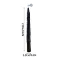 thumbnail image 3 of Miwamany Halloween Aromatherapy Candle, Pumpkin Shaped Embossed Taper Stick, Black Soy Wax Long Dinner Candlestick for Gothic Spooky Mantel Table Party Decor, 3 of 8