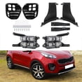 thumbnail image 6 of labwork LED DRL Fog Lights Replacement for 2016-2018 Kia Sportage Passenger and Driver Side Front Driving Fog Lamps Bezels Kit, 6 of 7
