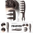 thumbnail image 4 of Peine para el Cabello con Aceite, 6 Tipos, Peine Portátil de Peluquería para Hombres, Peine de Peinado con Mango, 4 of 4