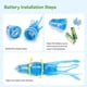 thumbnail image 5 of Juguete de baño Vogacara ABS seguro e impermeable Pulpo, 5 of 6