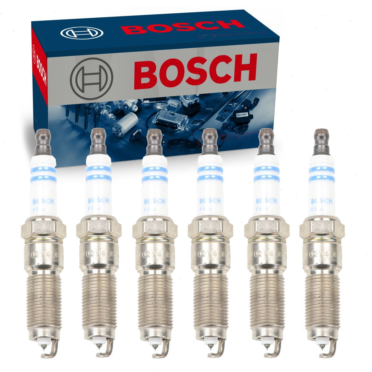 アクセサリー syuzi331 Bosch ZR6SII3320 OE Fine Wire Double Iridium Spark Plug (10