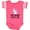 Football Pink and White, variant on Inktastic My Nana Loves Me Unicorn Girls Baby Bodysuit