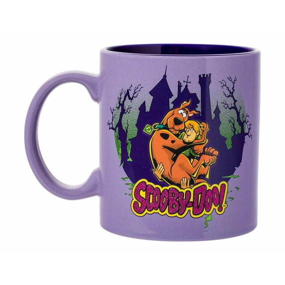 Scooby Doo House Silo Hug Glitter Ceramic Mug, 20oz