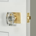 thumbnail image 4 of Viaggio Qadmltsta_Prv_234 Motivo Solid Brass Privacy Door Knob Set - Chrome, 4 of 7