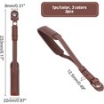 thumbnail image 2 of 3Pcs 3 Colors PU Leather Camera Hand Strap Camera Wrist Strap Mixed Color 233x22x12.5mm Hole: 8mm 1pc/color, 2 of 6