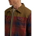 thumbnail image 4 of Wrangler® Men's and Big Men's Heavyweight Shirt Jacket with Sherpa Lining, S-3XL, 4 of 5