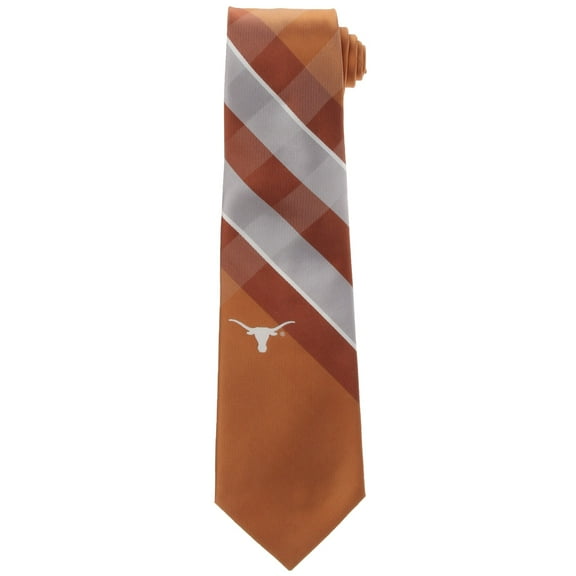 Men's Texas Longhorns Woven Poly Grid Tie