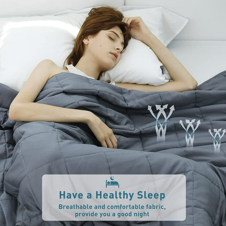 Weighted Idea Cooling Weighted Blanket King Size 30 lbs for Adult