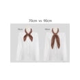 thumbnail image 7 of INSPIRE CHIC Floral Chiffon Scarves Square Skinny Long Neck Scarf Neckerchief Square-Light Red 70x70cm, 7 of 7