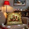 thumbnail image 4 of Funda de almohada de poliéster con adornos navideños de 45 x 45 cm, funda de almohada navideña, decoración navideña, funda de cojín para sofá, decoración de Halloween, decoración de otoño, decoración, 4 of 6