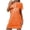 Orange-nightgown, variant on YFNNUP Women's Nightgowns Crewneck Short Sleeve Sleepwear Comfy Soft Sleep Dress Lightweight Printed Nightshirt Light Blue XL