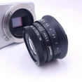 thumbnail image 4 of Lente 35mm f / 1.6 APSC para A6500 A6300 A6000 A5100 NEX-3 NEX-5K NEX-5N NEX-5T A7 A7II A7R A7S, cubiertas para sensor APS-C sin viñeteado. Macarena Lente de la cámara, 4 of 8