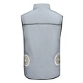 thumbnail image 3 of Labymos Veste de Refroidissement Résistante pour Vêtements Équipés de Ventilateur, Gilet de Climatisation d'Été avec Ventilateur Électrique, Gilet de Refroidissement pour Vêtements de Pêche en Plein Air, Travail, Course, Cyclisme, 3 of 7