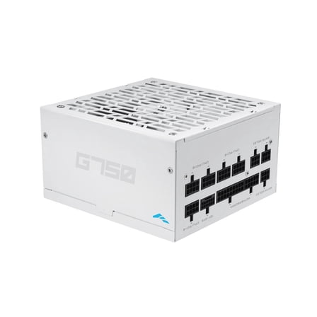 SAMA G750W ATX 3.1 Power Supply, 80  Gold Efficiency, PCIE 5.1 Ready, Full Modular, 750W Power Supply, Japanese Capacitors, FDB Fan, White version