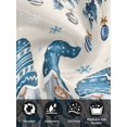 thumbnail image 7 of Blue Christmas Cloth Napkins Set of 6 Reusable Dinner Napkins, Xmas Gnomes Balls Tree Snowflake Gifts Cocktail Napkin Washable Table Napkins for Wedding/Holiday Party/Baby Shower 20"x20", 7 of 7