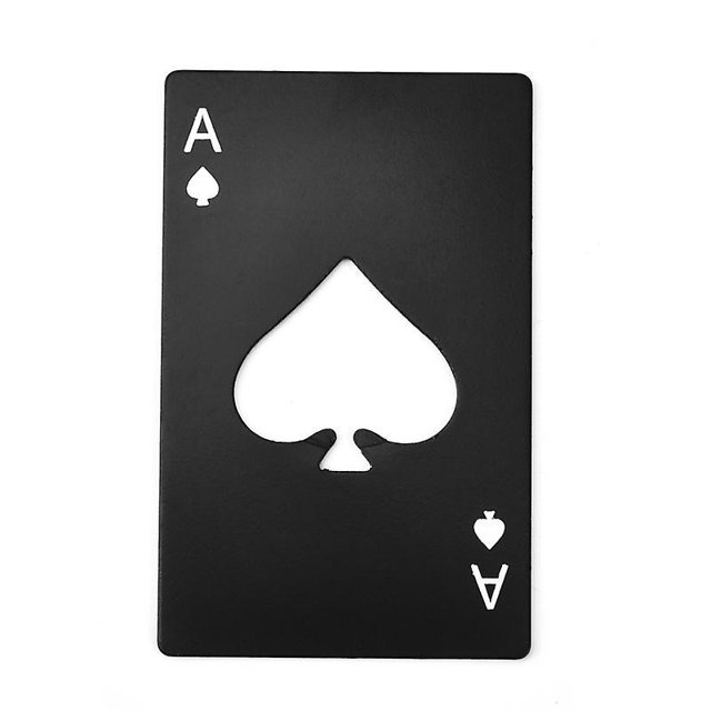 Abrebotellas de Póker de Casino oso de fresa Tamaño Tarjeta de Crédito