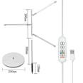 thumbnail image 3 of 10W LED Grow Light Full Spectrum Plant Growth Light Height Adjustable Dimmable Growing Lamp With Timer For Indoor Plants, 3 of 6