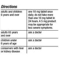thumbnail image 3 of All Day Allergy Cetirizine Hydrochloride Tablets 10 mg 4 45 Each, 3 of 6