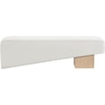 thumbnail image 4 of Meridian Furniture Alora Cream Polyester Fabric Bench, 4 of 10